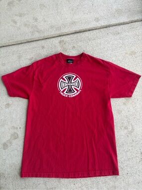 Rare Vintage Y2K Independent Truck Company skateboard tee NHS tag Large